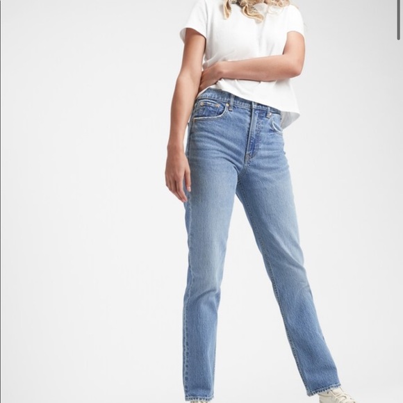 Gap Sky High Straight Leg Jeans - Picture 1 of 2
